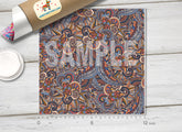 Paisley Patterned Adhesive Vinyl 015